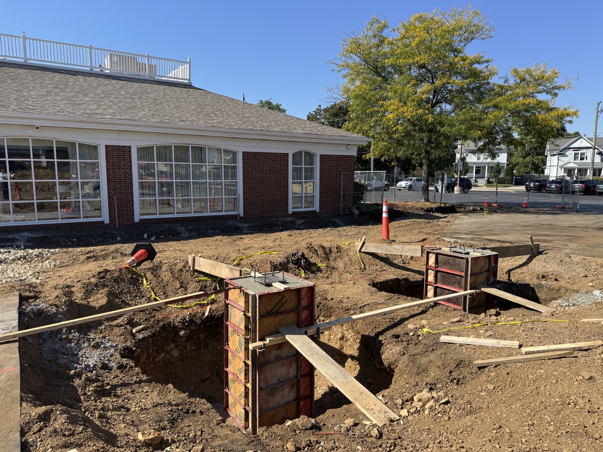 footings are poured on September 29th, 2025