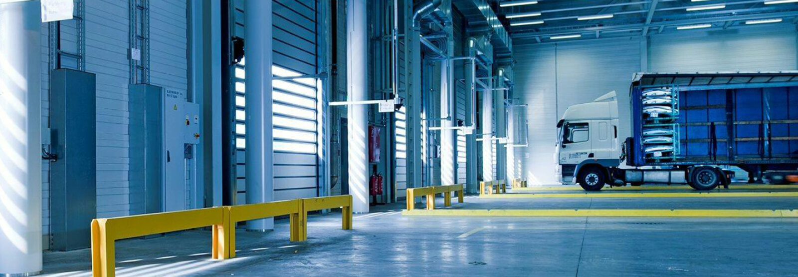Interior of warehouse